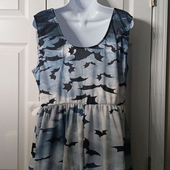 Halloween bats fit flare party dress  Sz 3XL  NWOT - Picture 8 of 9